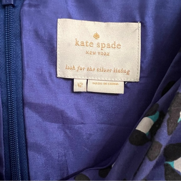 Kate Spade Cyber Cheetah Leopard Dawson Dress Sleeveless Fit And Flare - Picture 3 of 7